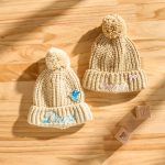 Custom Kids Beanie – Personalized Embroidered Name Hat, Baby Winter Knit Hat, Toddler Monogram Beanie, Handmade Children’s Gift