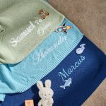 Personalized Baby Blanket | Custom Baby Name Blanket | Embroidered Baby Blanket | Unique Baby Shower Gift