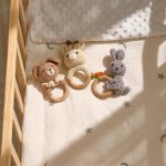 Personalized Baby Rattle – Handmade Newborn Toy, Custom Name Teether Rattle, Baby Shower Gift for Boys & Girls