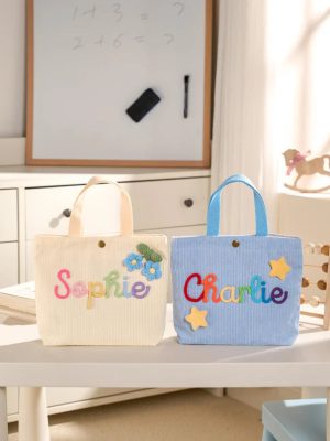 Personalized Kids Handbag – Custom Name Bag for Children, Baby Shower - Birthday Gift, Travel & Everyday Use
