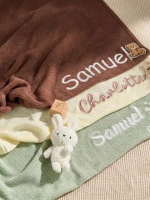 Personalized Baby Blanket | Custom Baby Name Blanket | Embroidered Baby Blanket | Unique Baby Shower Gift