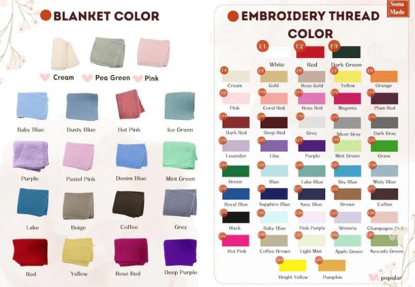 Personalized Knit Baby Blanket | Custom Baby Name Blanket | Embroidered Baby Blanket | Unique Baby Shower Gift