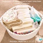 Personalized Woven Basket – Custom Name Storage Basket for Baby Toys, Nursery Organizer or Pet Toy Bin, Handmade Gift
