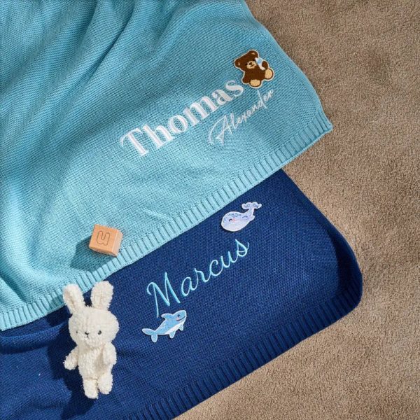Personalized Baby Blanket | Custom Baby Name Blanket | Embroidered Baby Blanket | Unique Baby Shower Gift