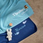 Personalized Baby Blanket | Custom Baby Name Blanket | Embroidered Baby Blanket | Unique Baby Shower Gift