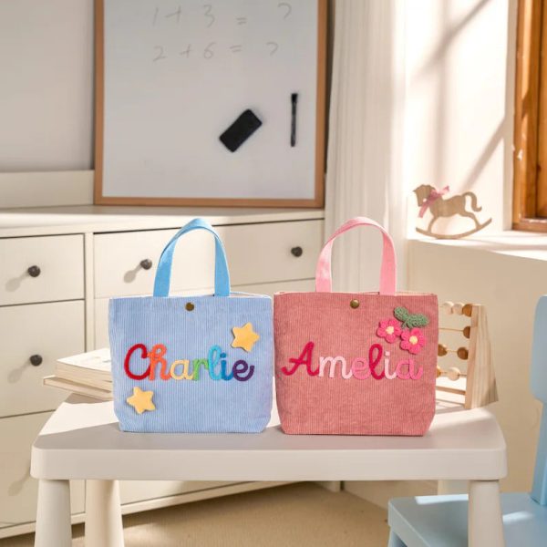 Personalized Kids Handbag – Custom Name Bag for Children, Baby Shower - Birthday Gift, Travel & Everyday Use