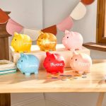 Custom Name Piggy Bank | Personalized Kids Piggy Bank | 6 Colors Small Bank | Kids Birthday Gift | Kids Room Decor