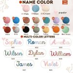 Personalized Woven Basket – Custom Name Storage Basket for Baby Toys, Nursery Organizer or Pet Toy Bin, Handmade Gift