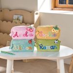 Personalized Corduroy Pencil Case for Kids, Custom Name School Pouch, Girls & Boys Back to School Gift