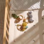 Personalized Baby Rattle – Handmade Newborn Toy, Custom Name Teether Rattle, Baby Shower Gift for Boys & Girls