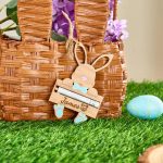 Personalized Easter Bunny Money Holder – Handcrafted Easter Gift, Custom Name Bunny Holder, Easter Basket Stuffer for Kids & Adults