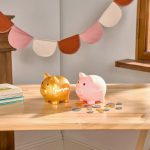 Custom Name Piggy Bank | Personalized Kids Piggy Bank | 6 Colors Small Bank | Kids Birthday Gift | Kids Room Decor