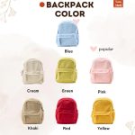 Personalized Mini Kids Backpack – Custom Name Small Toddler Bag, Corduroy Preschool Backpack, Baby Gift for Boys & Girls