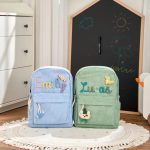 Personalized Corduroy Backpack – Custom Name Kids School Bag, Toddler Preschool Backpack, Back to School Gift for Boys & Girls