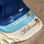 Personalized Baby Blanket | Custom Baby Name Blanket | Embroidered Baby Blanket | Unique Baby Shower Gift