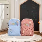 Personalized Corduroy Backpack – Custom Name Kids School Bag, Toddler Preschool Backpack, Back to School Gift for Boys & Girls