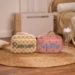 Personalized Corduroy Lunch Bag – Custom Kids Lunch Tote with Name, Toddler School Bag, Preschool Gift for Boys & Girls