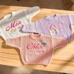 Personalized Baby Sweater – Custom Embroidered Name Knit Jumper, Handmade Toddler Sweatshirt, Baby Shower Gift