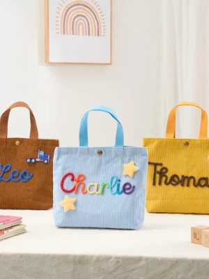 Personalized Kids Handbag – Custom Name Bag for Children, Baby Shower - Birthday Gift, Travel & Everyday Use