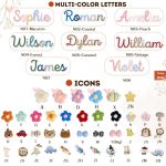 Personalized Woven Basket – Custom Name Storage Basket for Baby Toys, Nursery Organizer or Pet Toy Bin, Handmade Gift