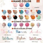 Personalized Woven Basket – Custom Name Storage Basket for Baby Toys, Nursery Organizer or Pet Toy Bin, Handmade Gift