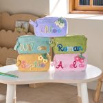 Personalized Corduroy Pencil Case for Kids, Custom Name School Pouch, Girls & Boys Back to School Gift