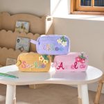 Personalized Corduroy Pencil Case for Kids, Custom Name School Pouch, Girls & Boys Back to School Gift