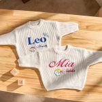 Personalized Baby Sweater – Custom Embroidered Name Knit Jumper, Handmade Toddler Sweatshirt, Baby Shower Gift