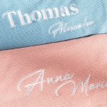 Personalized Knit Baby Blanket | Custom Baby Name Blanket | Embroidered Baby Blanket | Unique Baby Shower Gift