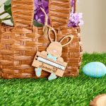 Personalized Easter Bunny Money Holder – Handcrafted Easter Gift, Custom Name Bunny Holder, Easter Basket Stuffer for Kids & Adults