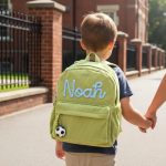 Personalized Mini Kids Backpack – Custom Name Small Toddler Bag, Corduroy Preschool Backpack, Baby Gift for Boys & Girls