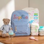 Personalized Corduroy Backpack – Custom Name Kids School Bag, Toddler Preschool Backpack, Back to School Gift for Boys & Girls